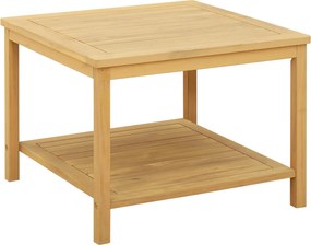 vidaXL Masă laterală Ulei Natural 60 x 60 x 45 cm Lemn Solid de Acacia