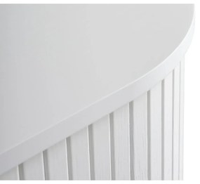 Comodă albă cu ușă glisantă 180x76x45 cm Nola – Unique Furniture