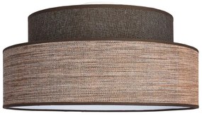 Plafonieră GRACE 1xE27/60W/230V maro/bej