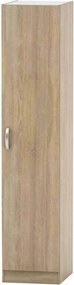 Dulap BETTY 2 BE02-006-00, stejar sonoma, DTD laminat, cu o usa, 45x57