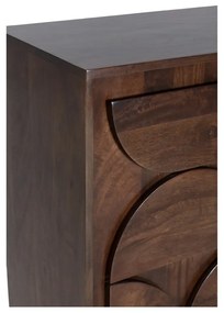 Comodă maro din lemn de mango 145x76x40 cm Trisha – MOME