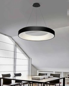 Lustra LED dimabila cu telecomanda SOVANA 80 alba ZZ AZ3448
