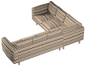 Husă pentru canapea colțar Norsborg cu 5 locuri