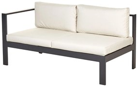 Set mobilier de grădină Mesza (Negru + bej). 1081375