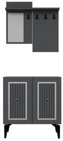 Mobilier Hol Tideno (antracit + argintiu) . 1093901