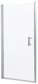 Solo New 90x195 cm ușă de duș cu sticlă securizată de 6 mm