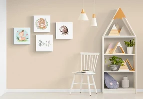 Set tablouri animăluțe în culori delicate