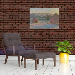 Tablou - Claude Monet, Stacks of Wheat (End of Summer) , reproducere (70x50 cm)