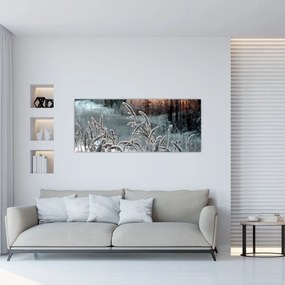 Tablou - Pajiște înghețată (120x50 cm)
