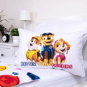Lenjerie de pat pentru copii din bumbac pentru pătuț 100x135 cm Paw Patrol – Jerry Fabrics