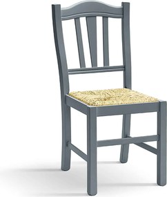 Scaun Hard, lemn de fag, sezut paie, L 46cm/l 50cm /H 95cm - GRI