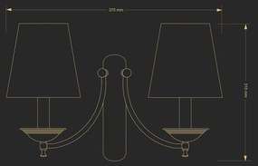 Aplica eleganta design clasic Cristal Scholer San Marino