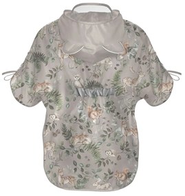Pelerina de Ploaie pentru Copii, Poncho pentru ploaie 1,5-8 ani ,   Animals Garden Light