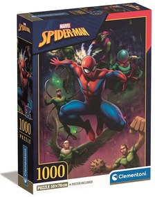Omul Păianjen Puzzle Compact 1000 de piese Clementoni