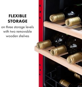 Vinetage 12, frigider pentru băuturi, frigider, 46 litri, 4-22°C, retro-design