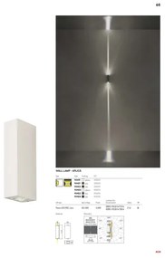 Aplică LED de exterior ACE 2xLED/5,84W/230V 3000K IP54 gri Redo 90421