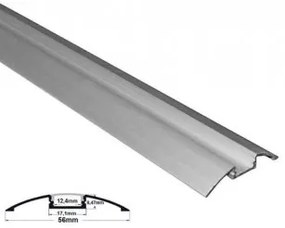 Profil din aluminiu banda led aparent 12mm 05-30-0520-0522