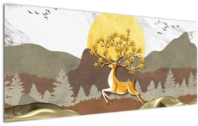 Tablou cu cerb (120x50 cm)