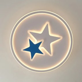 Brilagi - Plafonieră LED pentru copii STARS, 35 W, 230 V, Ø 53 cm