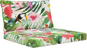 vidaXL Perna pentru canapea de exterior 2 pcs colorat Poliester