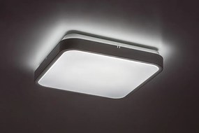 Plafoniera LED baie IP44 Alenzo 29x29cm alb