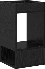 vidaXL Masă laterală Stejar Negru 30 x 30 x 56 cm Lemn compozit