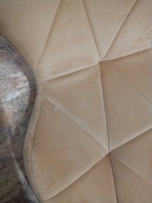 Reducere Scaun de birou mustar AVOLA VELVET II. calitate