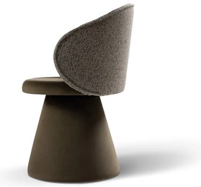 Fotoliu verde închis cu tapițerie din catifea Inez – Micadoni