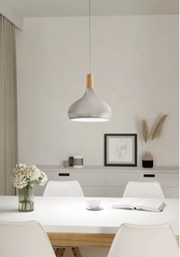 Eglo 96985 - Lustr SABINAR 1xE27/60W/230V pr. 28 cm argintiu
