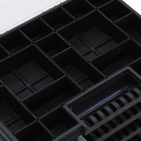 Cutii de organizare, 5 buc., 40x30x5 cm, polipropilena 5, 26 separatoare, 1