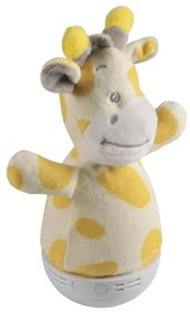 Lampă de noapte LED RGB pentru copii, cu melodie, 3xAAA/5V, model girafă