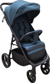 Carucior nou nascuti 2 in 1 BABY CARE™ PRO S 508, Cadru aluminiu, Spatar reglabil in 3 trepte, Husa picioare, Frana picior, Pliabil, Albastru