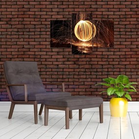 Tablou - Desenat de lumină (90x60 cm)