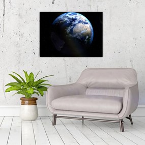 Tablou planetei Pământul (70x50 cm), în 40 de alte dimensiuni noi