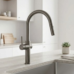 Baterie de bucătărie Rea Fresh High Titan