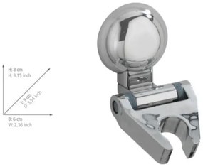 WENKO 20619100 - Suport pentru duș FIORINA 6x9 cm, crom lucios