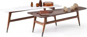 Măsuță lemn masiv de cafea Capella, 115 × 43 × 36 cm