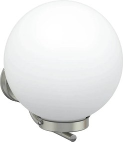 vidaXL Lumină de perete pentru exterior Argintiu 29 x 25 x 33 cm