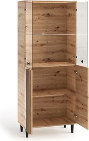 Vitrina inalta, 80x40x196 cm, LIVIA 06, ADRK Furniture