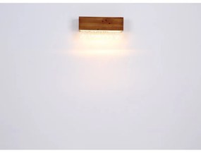 Aplica LED de perete design modern EDELTRAUD maro