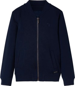 vidaXL Hanorac pentru copii cu fermoar, bleumarin, 116