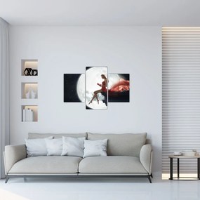 Tablou - Femeia sub clar de lună (90x60 cm)