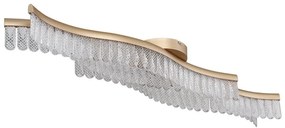 Lustra aplicata, Metal Auriu Mat, Cristale Acrilice, JULIET 67348DG GL