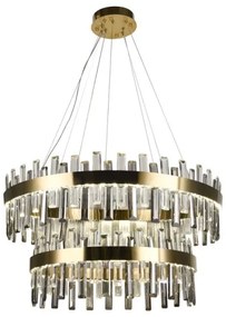 Lustră LED de cristal dimabilă pe cablu LED/190W/230V + telecomandă