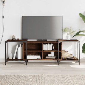 Comoda TV, stejar maro, 153x37x50 cm, lemn compozit