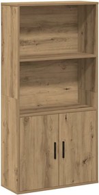 vidaXL Bibliotecă, stejar artizanal, 60x24x120 cm, lemn prelucrat