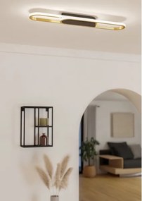 Eglo 902159 - Plafonieră LED CONIVARENA, 20W, 230V, 2700/4000/6500K, auriu