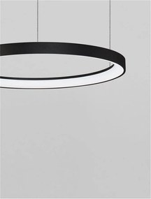 Lustra LED dimabila design circular PERTINO D-48cm