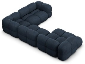 Colțar albastru închis (cu colț pe partea dreaptă/în formă de "U") Loretto – Cosmopolitan Design