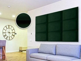 Panou tapițat Soundless 40x30 cm (verde închis). Promo -6%. 1068520